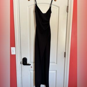Lulu's Black Full Length Maxi Dress. Size XS